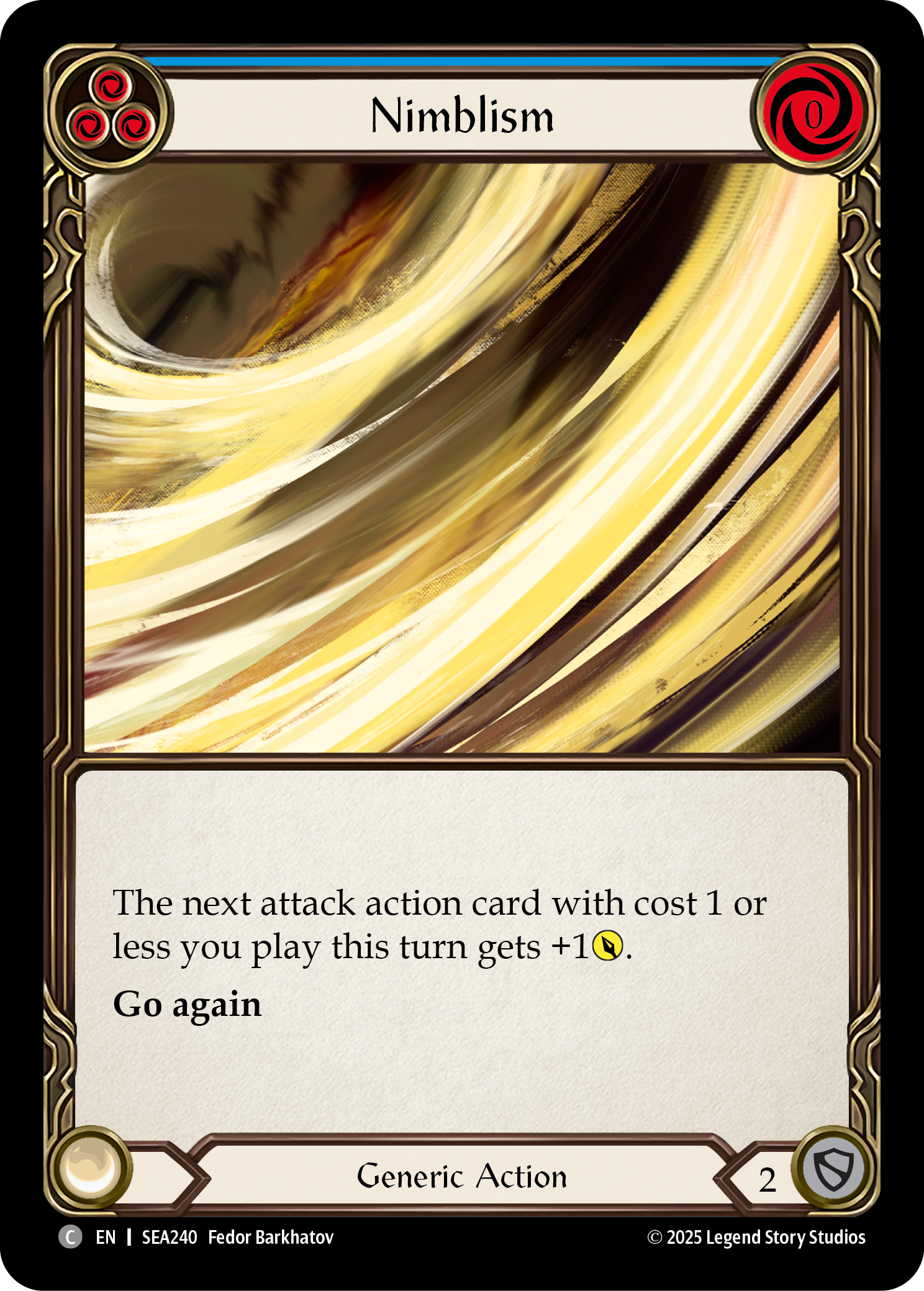 Nimblism (Blue) - Flesh and Blood TCG - MoxLand