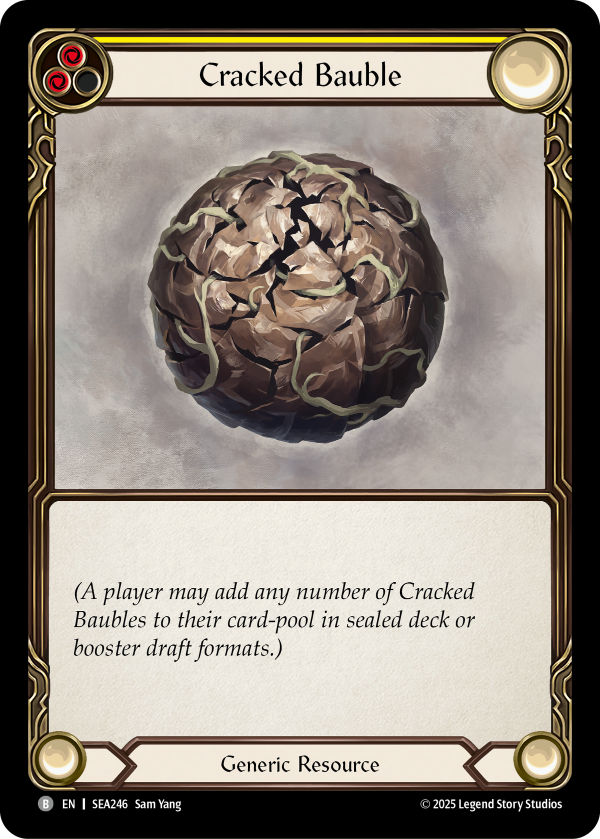 Cracked Bauble (Yellow) - Flesh and Blood TCG - MoxLand