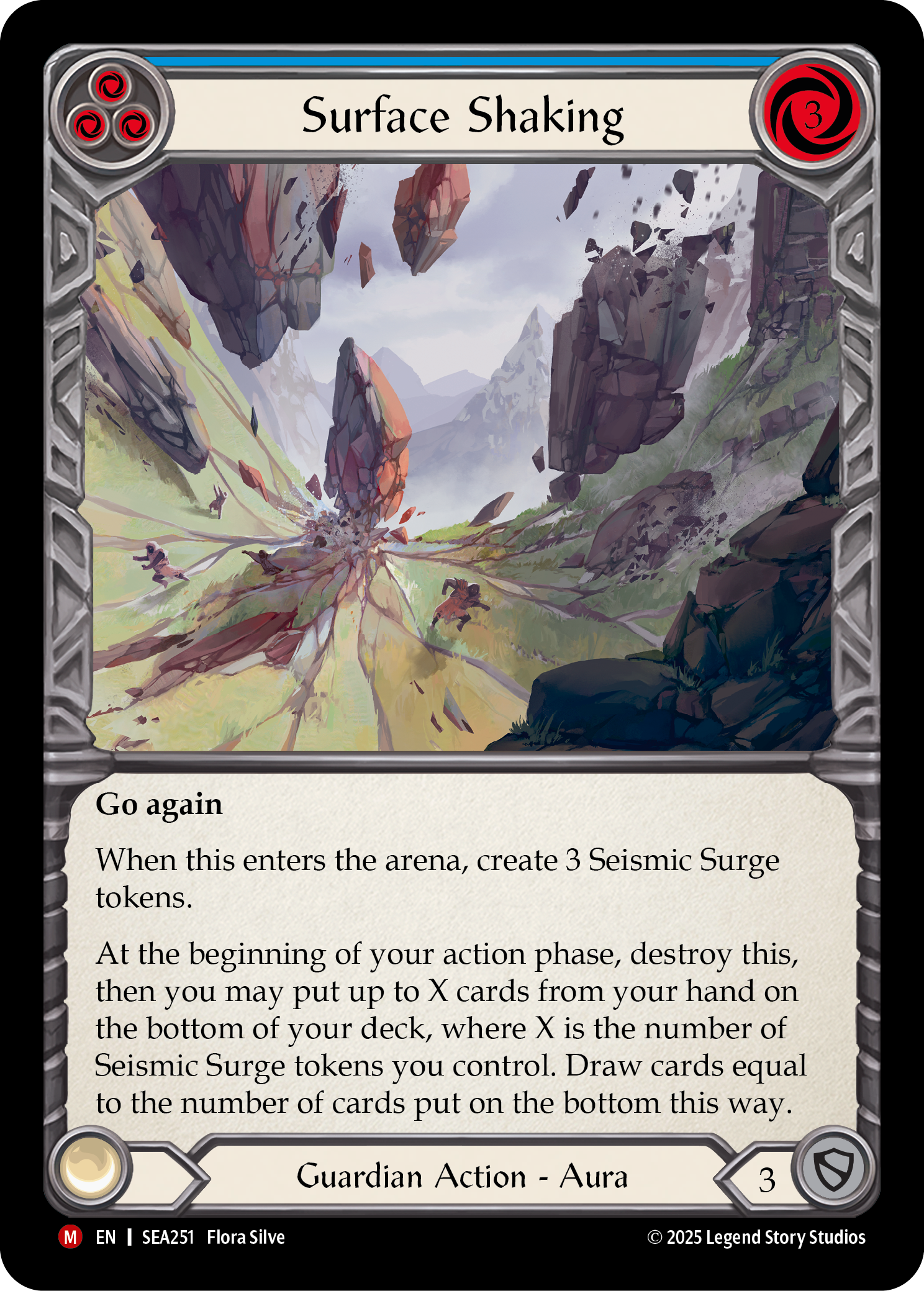 Surface Shaking (Blue) - Flesh and Blood TCG - MoxLand