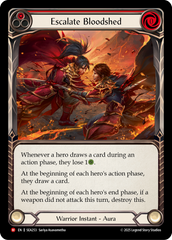 Escalate Bloodshed (Red) - Flesh and Blood TCG - MoxLand