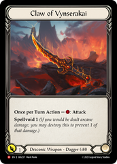 Claw of Vynserakai - Flesh and Blood TCG - MoxLand