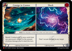 Consign to Cosmos // Shock (Yellow) - Flesh and Blood TCG - MoxLand