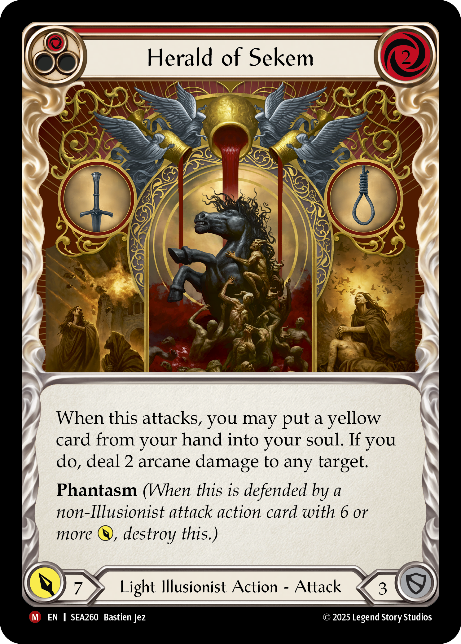 Herald of Sekem (Red) - Flesh and Blood TCG - MoxLand