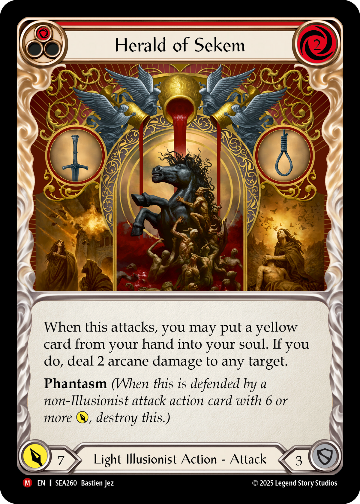 Herald of Sekem (Red) - Flesh and Blood TCG - MoxLand