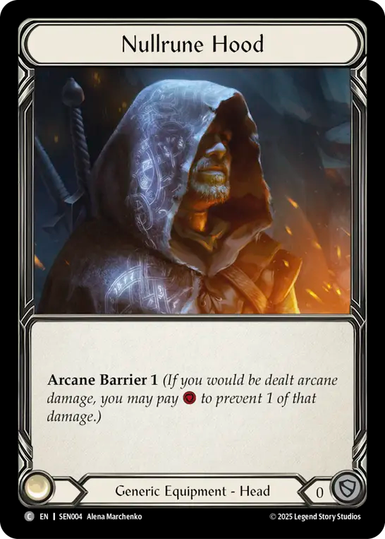 Nullrune Hood - Flesh and Blood TCG - MoxLand