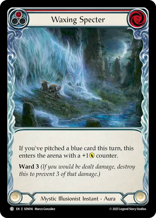 Waxing Specter (Red) - Flesh and Blood TCG - MoxLand