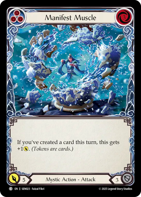 Manifest Muscle (Blue) - Flesh and Blood TCG - MoxLand