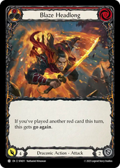 Blaze Headlong (Red) - Flesh and Blood TCG - MoxLand