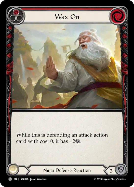Wax On (Red) - Flesh and Blood TCG - MoxLand