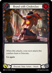 Brand with Cinderclaw (Yellow) - Flesh and Blood TCG - MoxLand