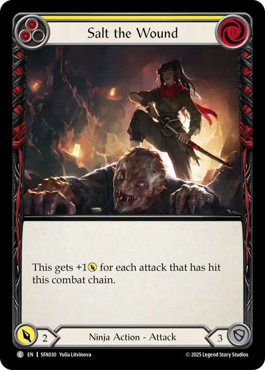 Salt the Wound (Yellow) - Flesh and Blood TCG - MoxLand