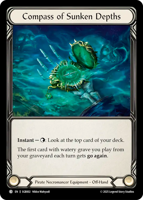 Compass of Sunken Depths - Flesh and Blood TCG - MoxLand
