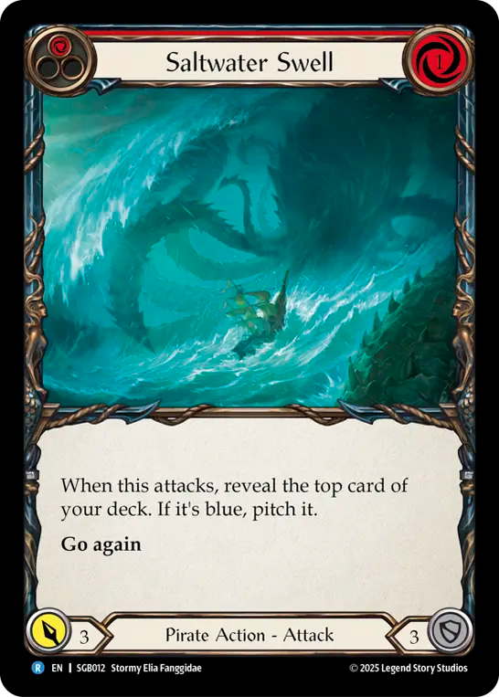 Saltwater Swell (Red) - Flesh and Blood TCG - MoxLand