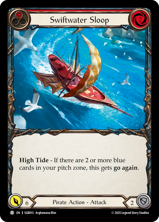 Swiftwater Sloop (Red) - Flesh and Blood TCG - MoxLand