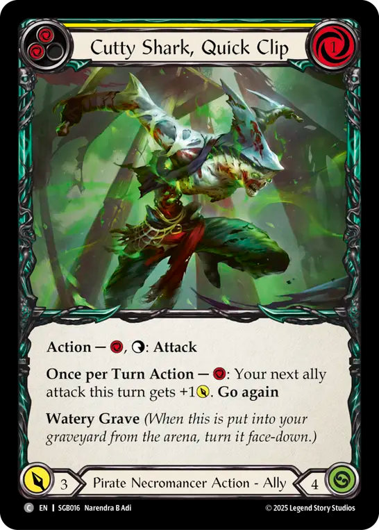 Cutty Shark, Quick Clip (Yellow) - Flesh and Blood TCG - MoxLand