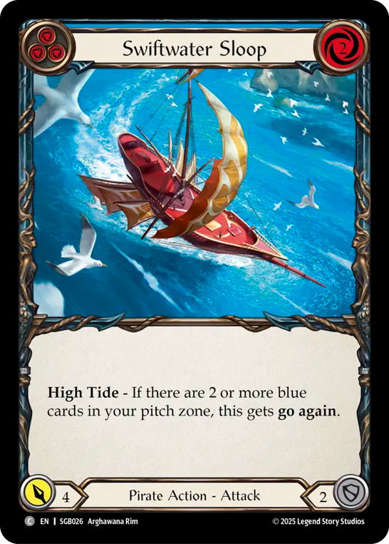 Swiftwater Sloop (Blue) - Flesh and Blood TCG - MoxLand