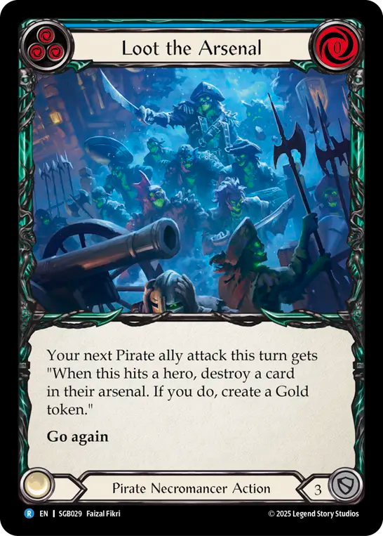Loot the Arsenal (Blue) - Flesh and Blood TCG - MoxLand
