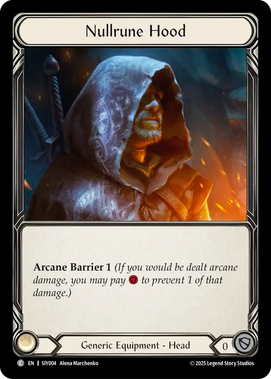 Nullrune Hood - Flesh and Blood TCG - MoxLand