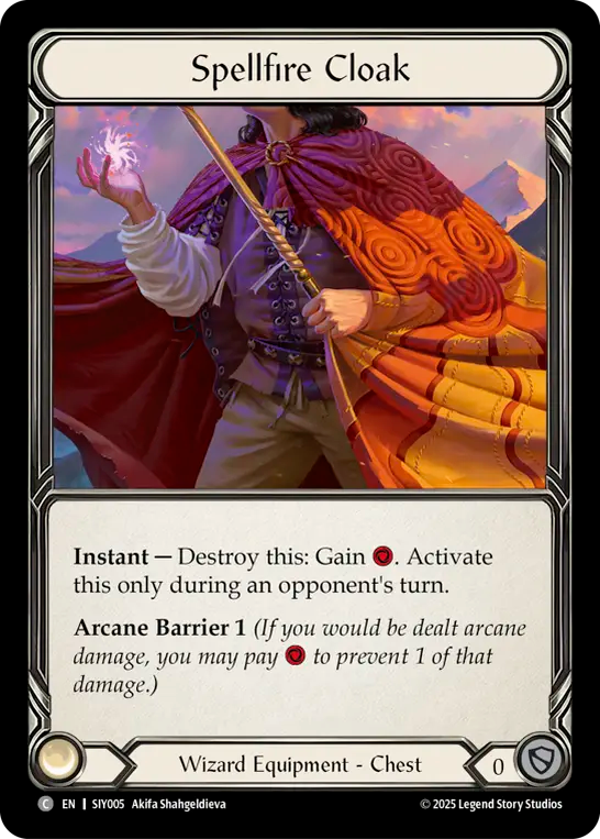 Spellfire Cloak - Flesh and Blood TCG - MoxLand