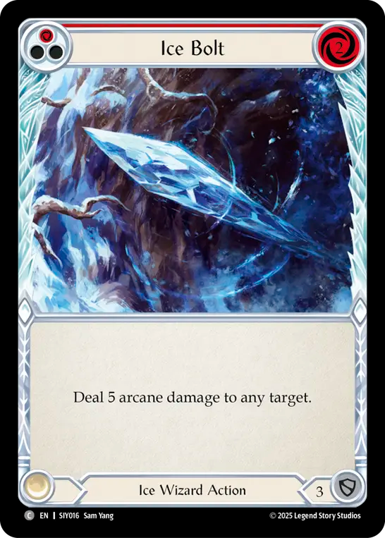Ice Bolt (Red) - Flesh and Blood TCG - MoxLand