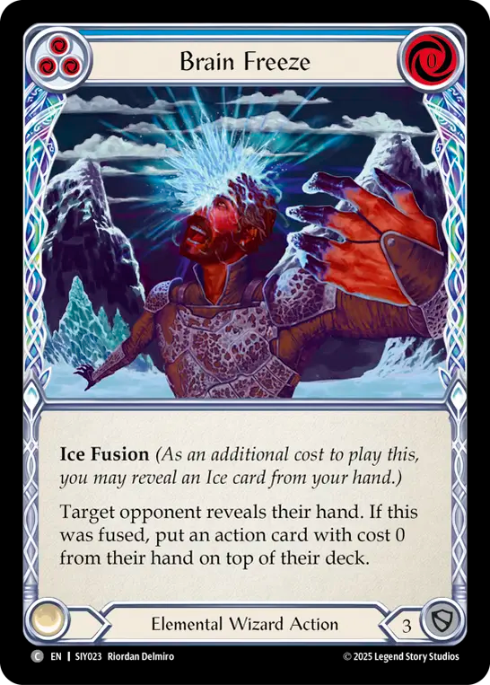 Brain Freeze (Blue) - Flesh and Blood TCG - MoxLand