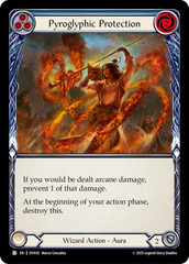 Pyroglyphic Protection (Blue) - Flesh and Blood TCG - MoxLand
