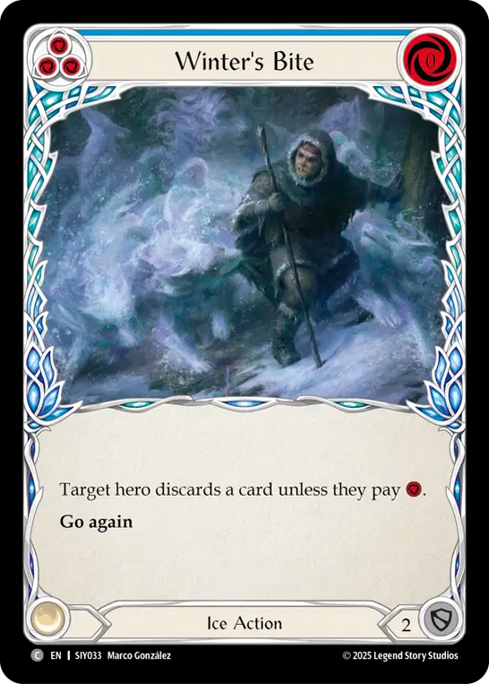 Winter's Bite (Blue) - Flesh and Blood TCG - MoxLand