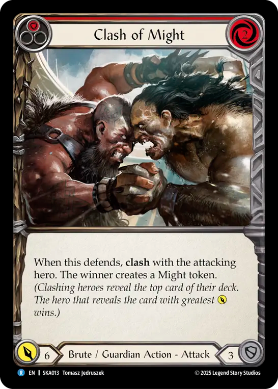 Clash of Might (Red) - Flesh and Blood TCG - MoxLand