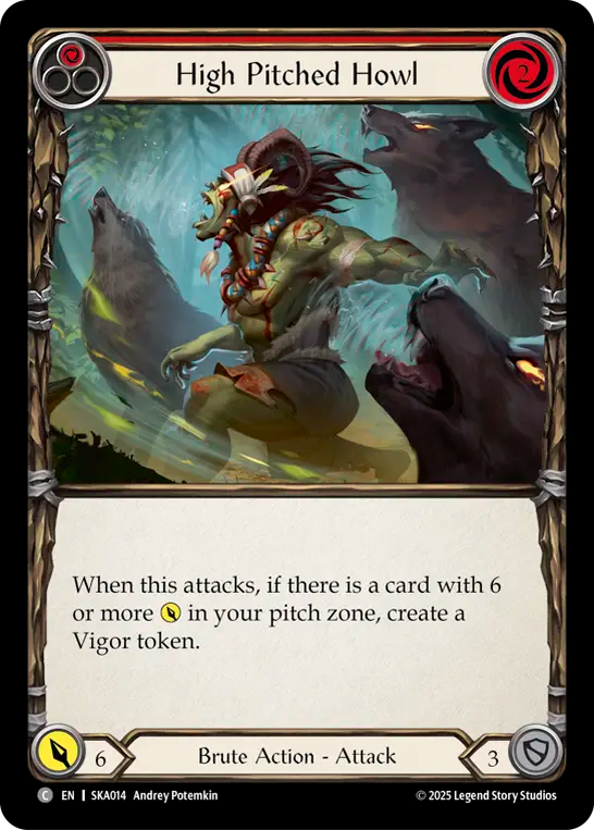 High Pitched Howl (Red) - Flesh and Blood TCG - MoxLand