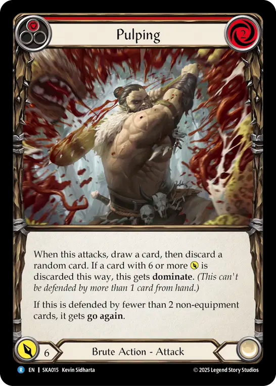 Pulping (Red) - Flesh and Blood TCG - MoxLand