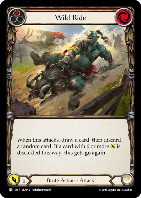 Wild Ride (Red) - Flesh and Blood TCG - MoxLand