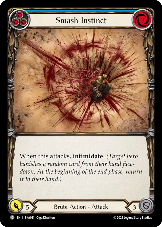Smash Instinct (Blue) - Flesh and Blood TCG - MoxLand