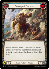 Strongest Survive (Blue) - Flesh and Blood TCG - MoxLand