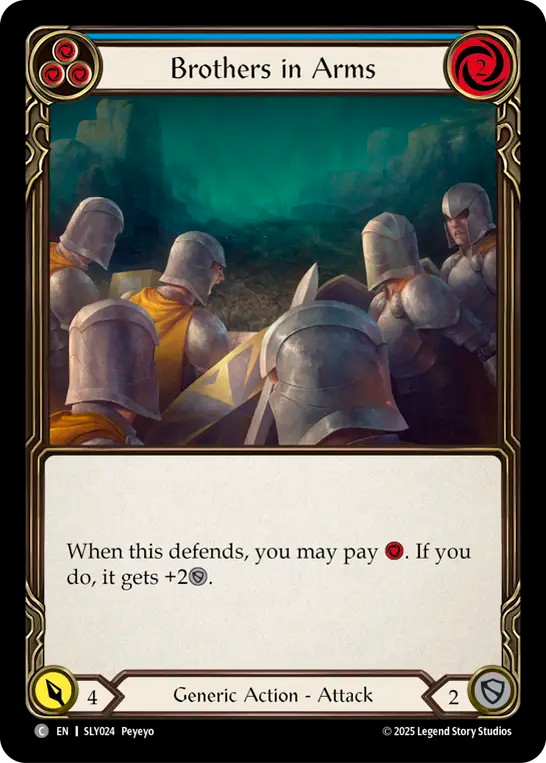 Brothers in Arms (Blue) - Flesh and Blood TCG - MoxLand