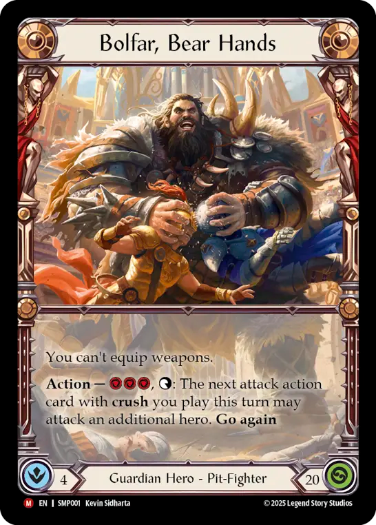Bolfar, Bear Hands - Flesh and Blood TCG - MoxLand