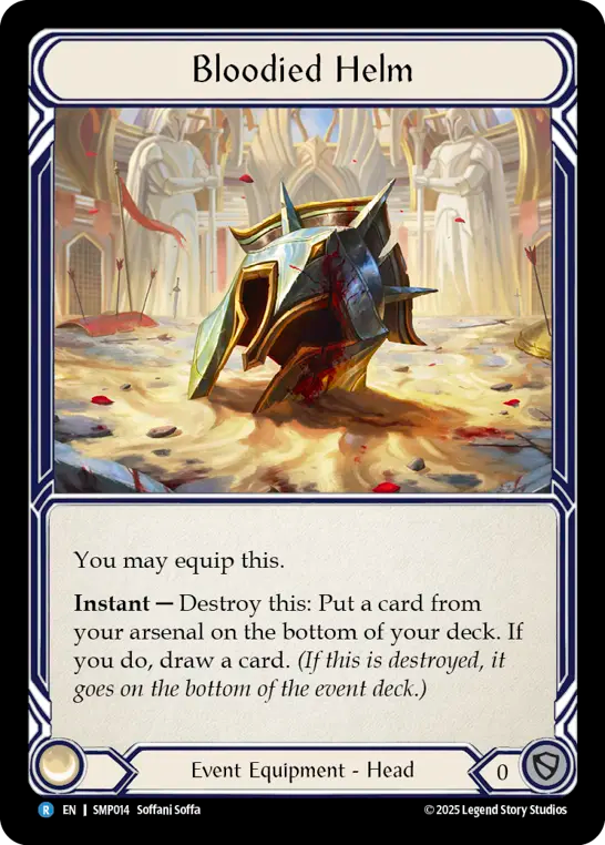Bloodied Helm - Flesh and Blood TCG - MoxLand
