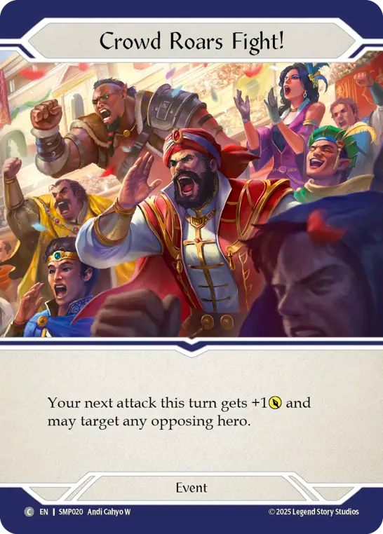 Crowd Roars Fight! - Flesh and Blood TCG - MoxLand