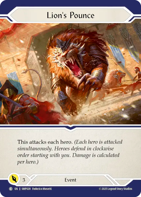 Lion's Pounce - Flesh and Blood TCG - MoxLand