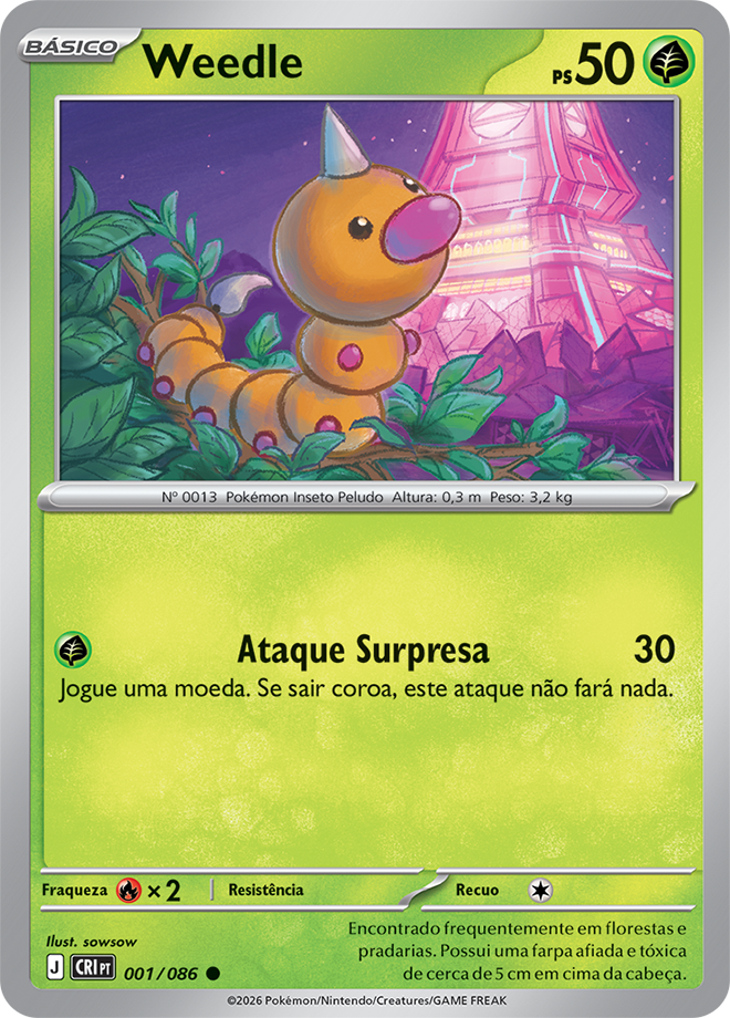 Weedle - Pokémon TCG - MoxLand