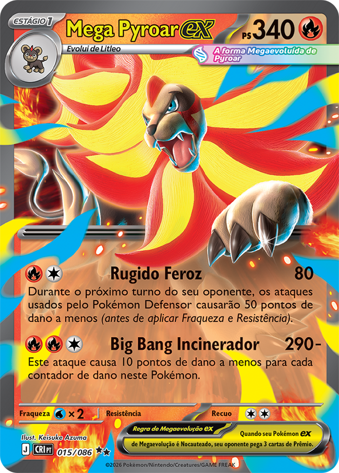 Mega Pyroar ex - Pokémon TCG - MoxLand