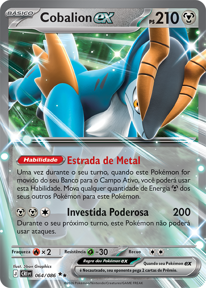 Cobalion ex - Pokémon TCG - MoxLand