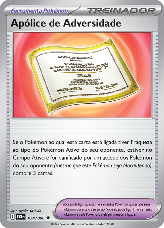 Apólice de Adversidade - Pokémon TCG - MoxLand