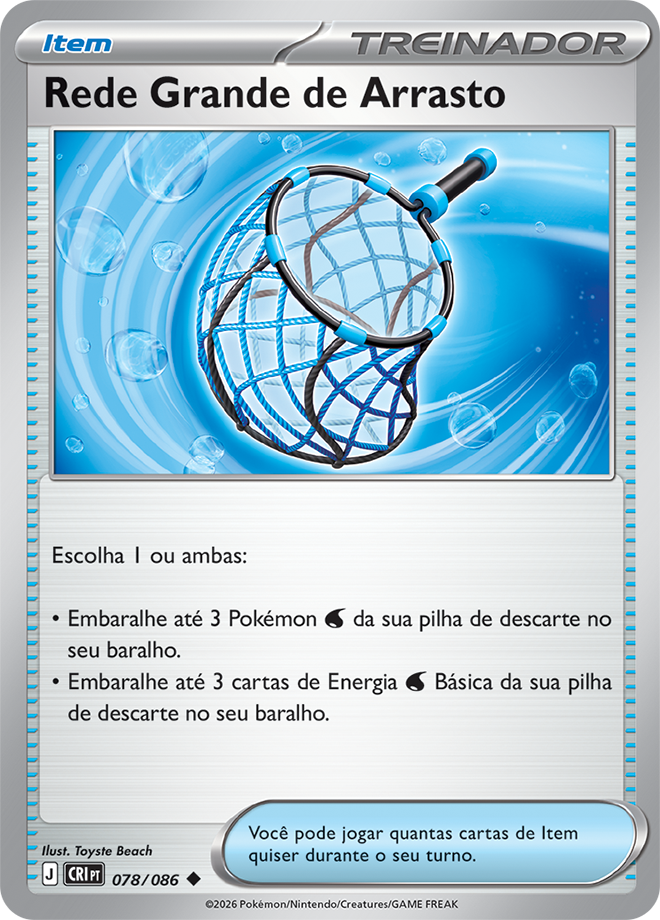 Rede Grande de Arrasto - Pokémon TCG - MoxLand