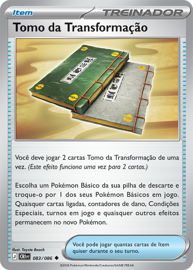 Tomo da Transformação - Pokémon TCG - MoxLand