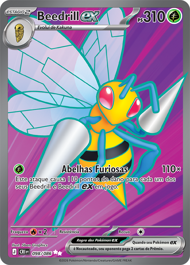 Beedrill ex - Pokémon TCG - MoxLand
