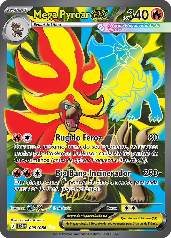 Mega Pyroar ex - Pokémon TCG - MoxLand