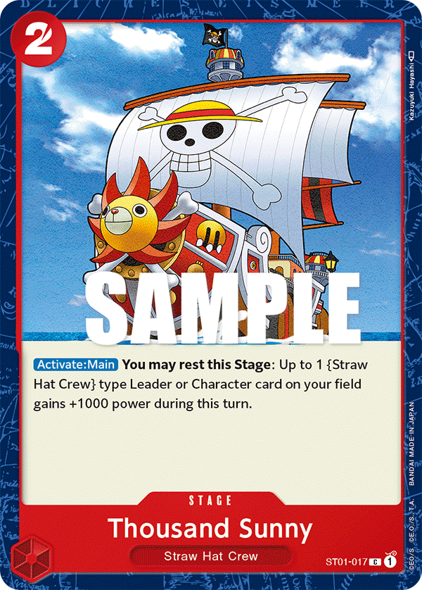 Thousand Sunny - One Piece Card Game - MoxLand