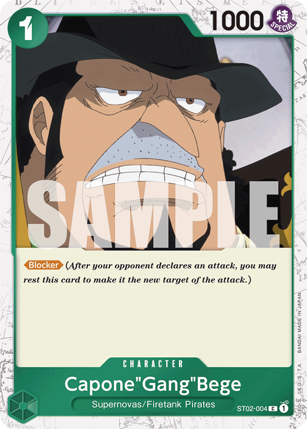 Capone"Gang"Bege - One Piece Card Game - MoxLand