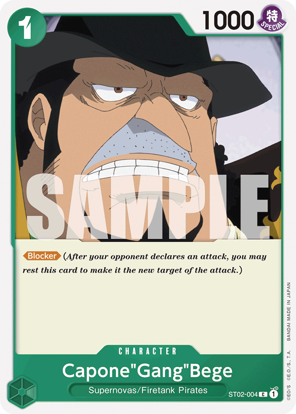 Capone"Gang"Bege - One Piece Card Game - MoxLand