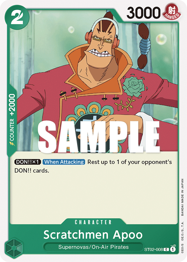 Scratchmen Apoo - One Piece Card Game - MoxLand